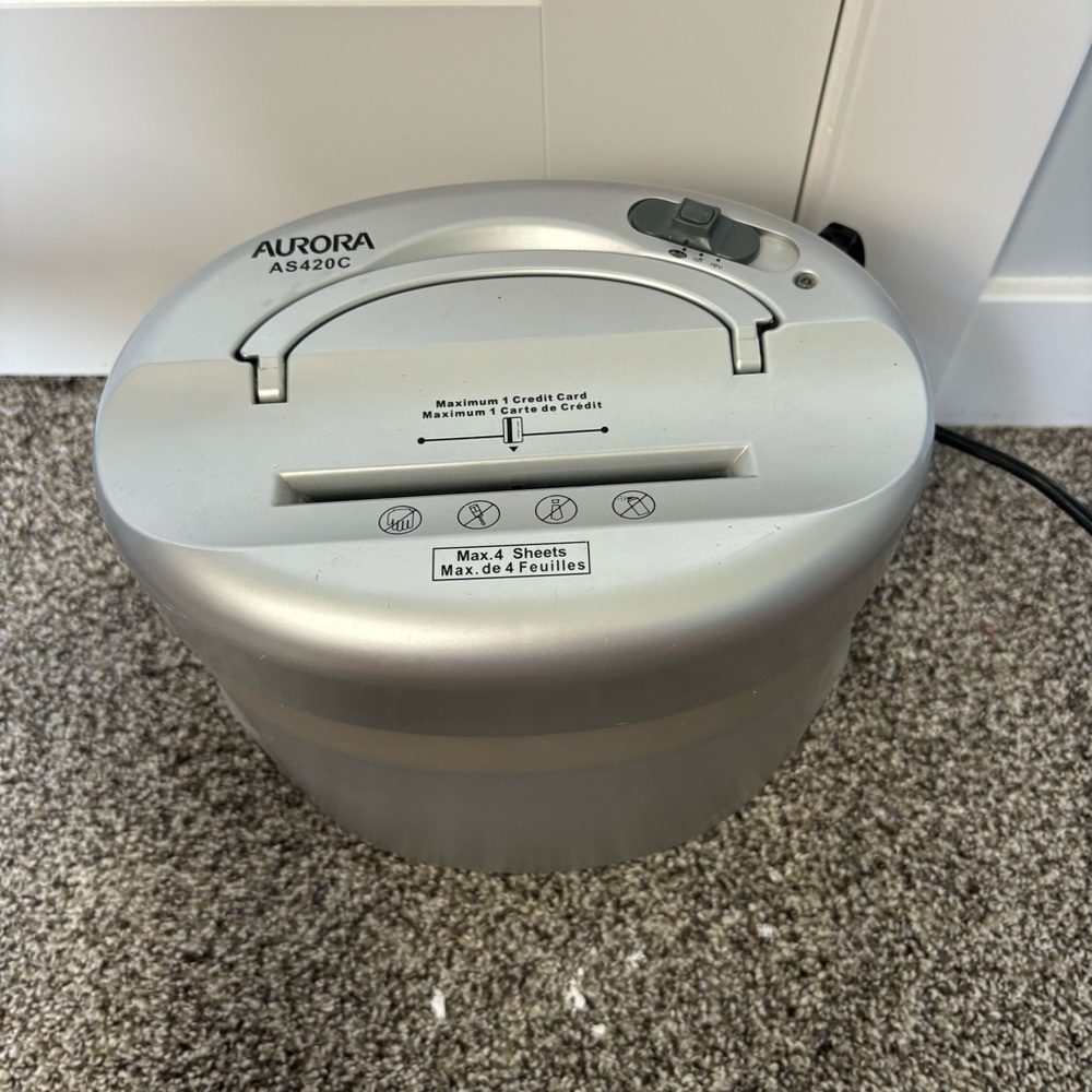 Portable Paper Shredder